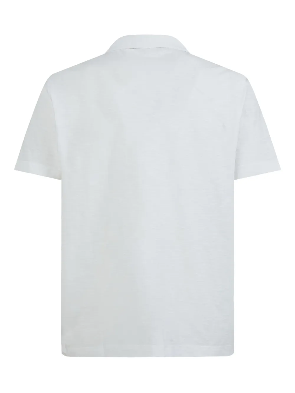 GAZZARRINI X MICHELE FRANZESE logo-patch polo shirt - Wit