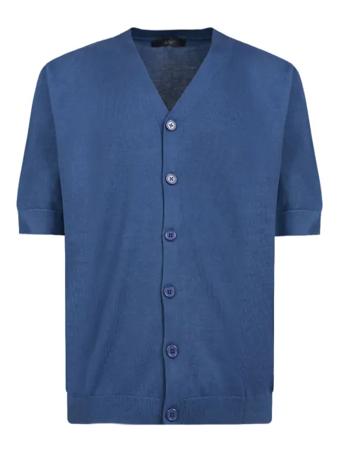 GAZZARRINI X MICHELE FRANZESE short-sleeved cotton cardigan