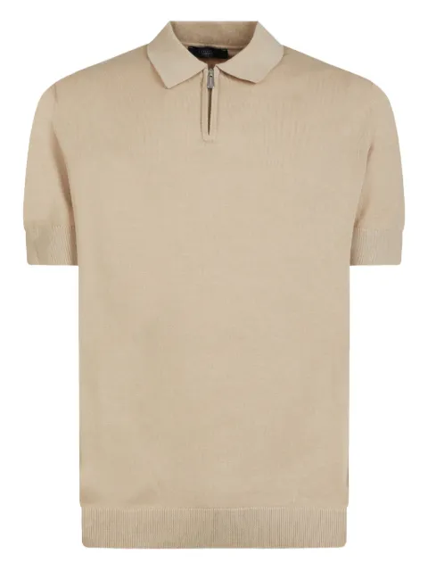 GAZZARRINI X MICHELE FRANZESE zip-neck polo shirt 