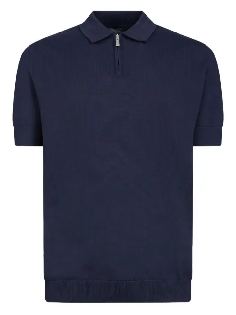 GAZZARRINI X MICHELE FRANZESE zip-neck polo shirt
