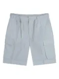 GAZZARRINI X MICHELE FRANZESE elasticated-waist cargo shorts - White