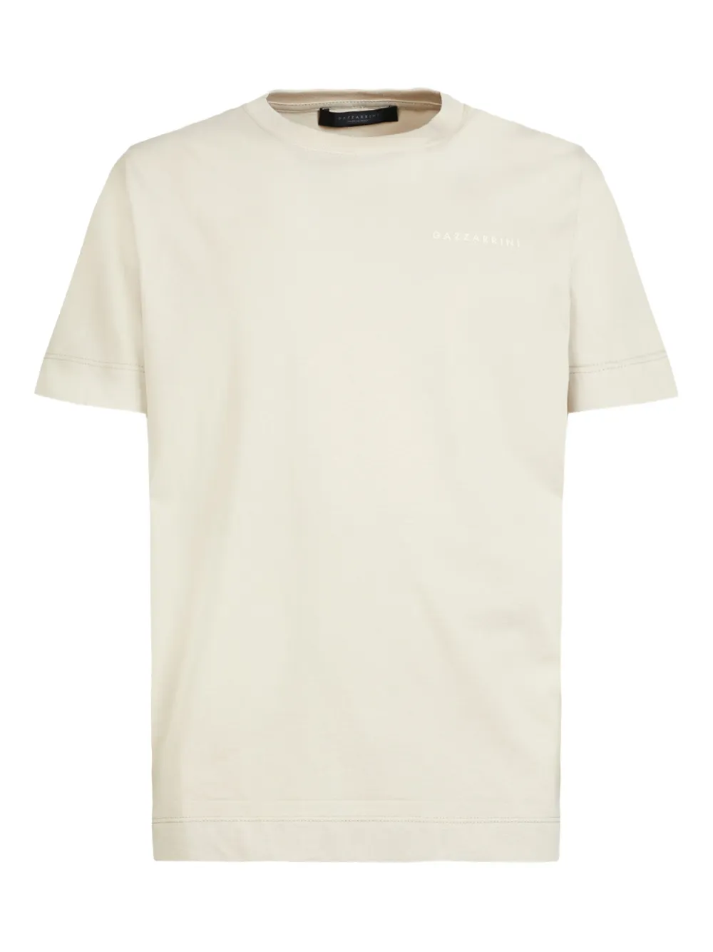 GAZZARRINI X MICHELE FRANZESE logo-detail t-shirt | Neutrals | Image 1