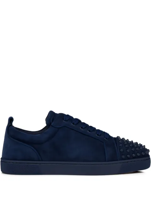 Christian Louboutin spike-embellished suede low-top sneakers