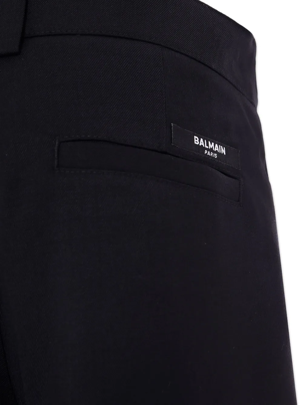 Shop Balmain Pleated Tailored Trousers