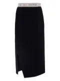 Balmain Kids jersey skirt - Black