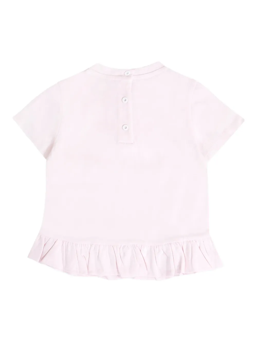 Balmain Kids T-shirt van biologisch katoen Roze