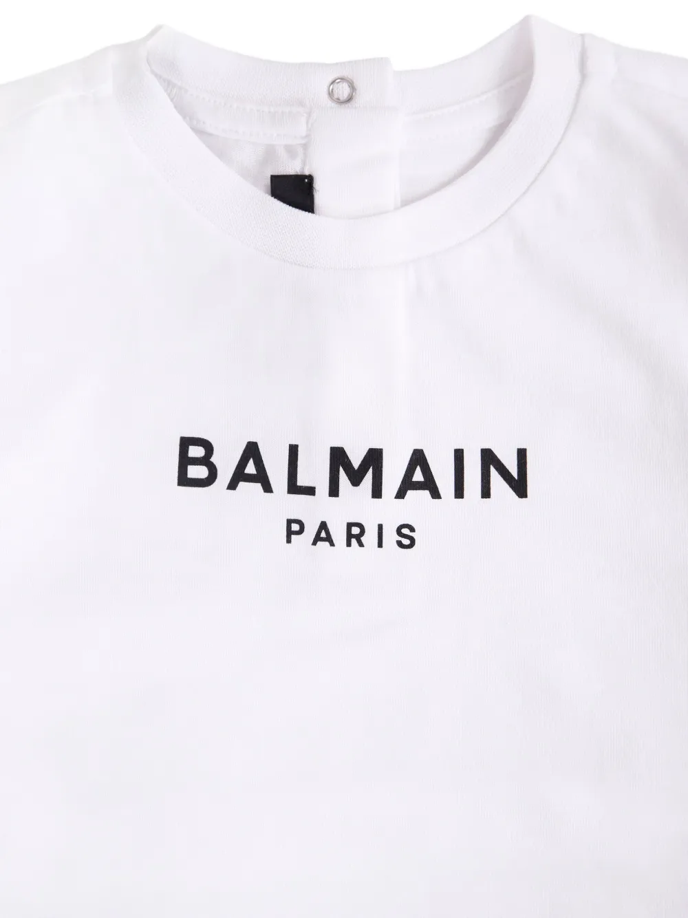 Balmain Kids T-shirt met logoprint Wit