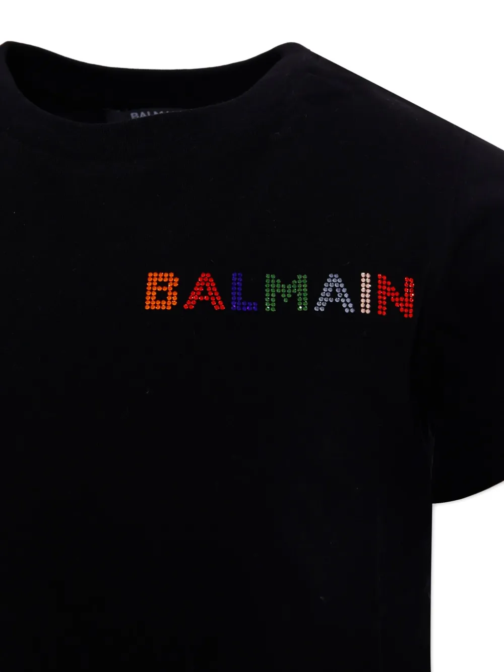 BALMAIN LOGO-EMBROIDERED T-SHIRT 