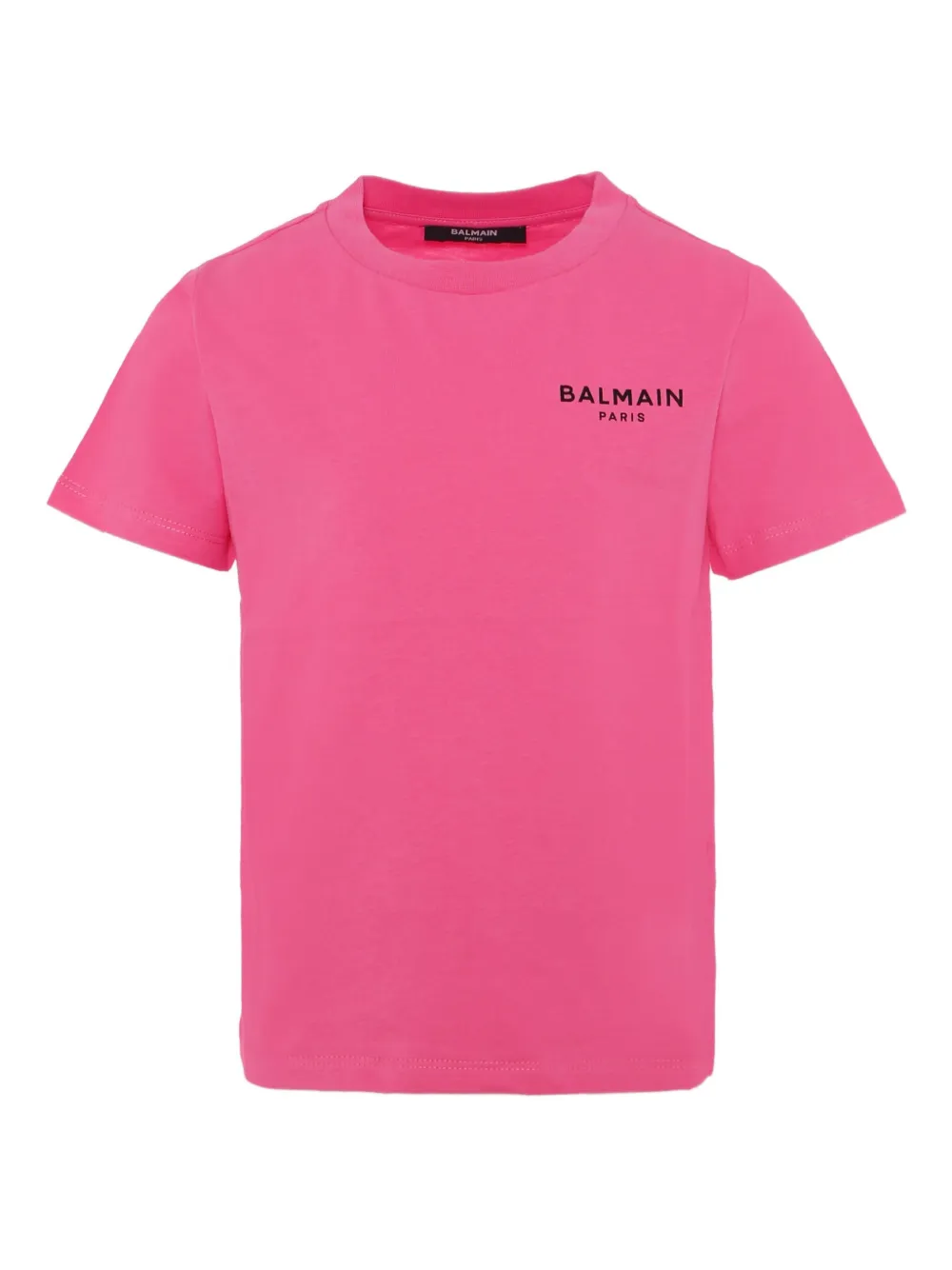 Balmain Kids T-shirt met logoprint Roze