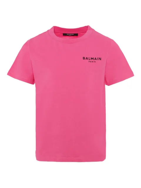 Balmain Kids logo-printed short-sleeve T-shirt