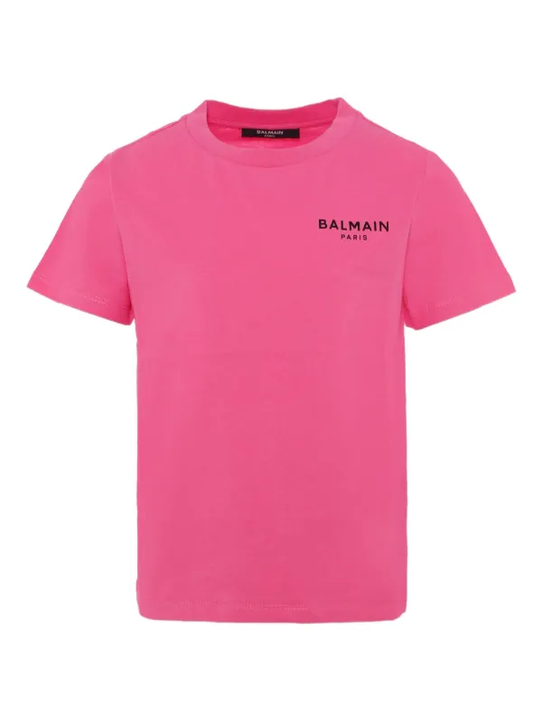 Balmain Kids ロゴ Tシャツ | ピンク | FARFETCH JP