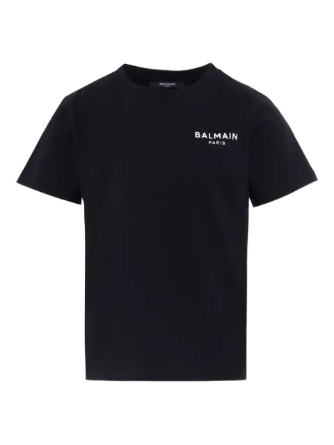 Balmain Kids logo-embroidered T-shirt