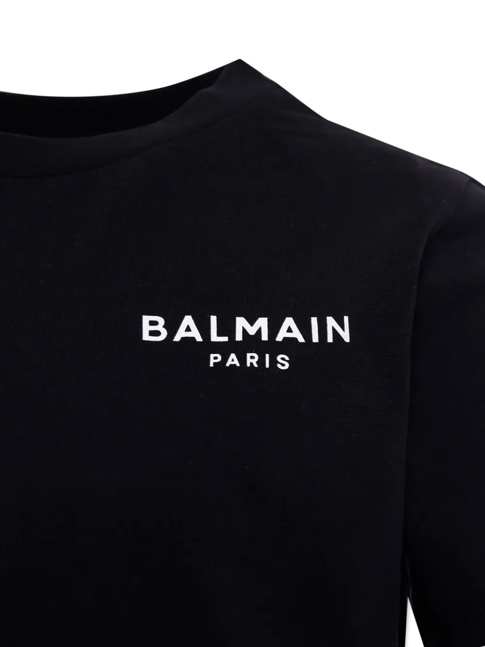 BALMAIN LOGO-EMBROIDERED T-SHIRT 