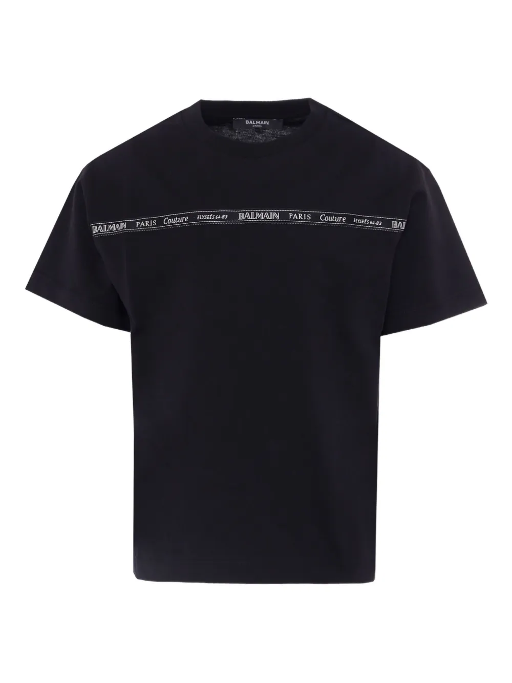 BALMAIN LOGO-LETTERING T-SHIRT