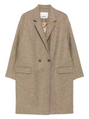 Jil Sander ヘリンボーン コート | グレー | FARFETCH JP