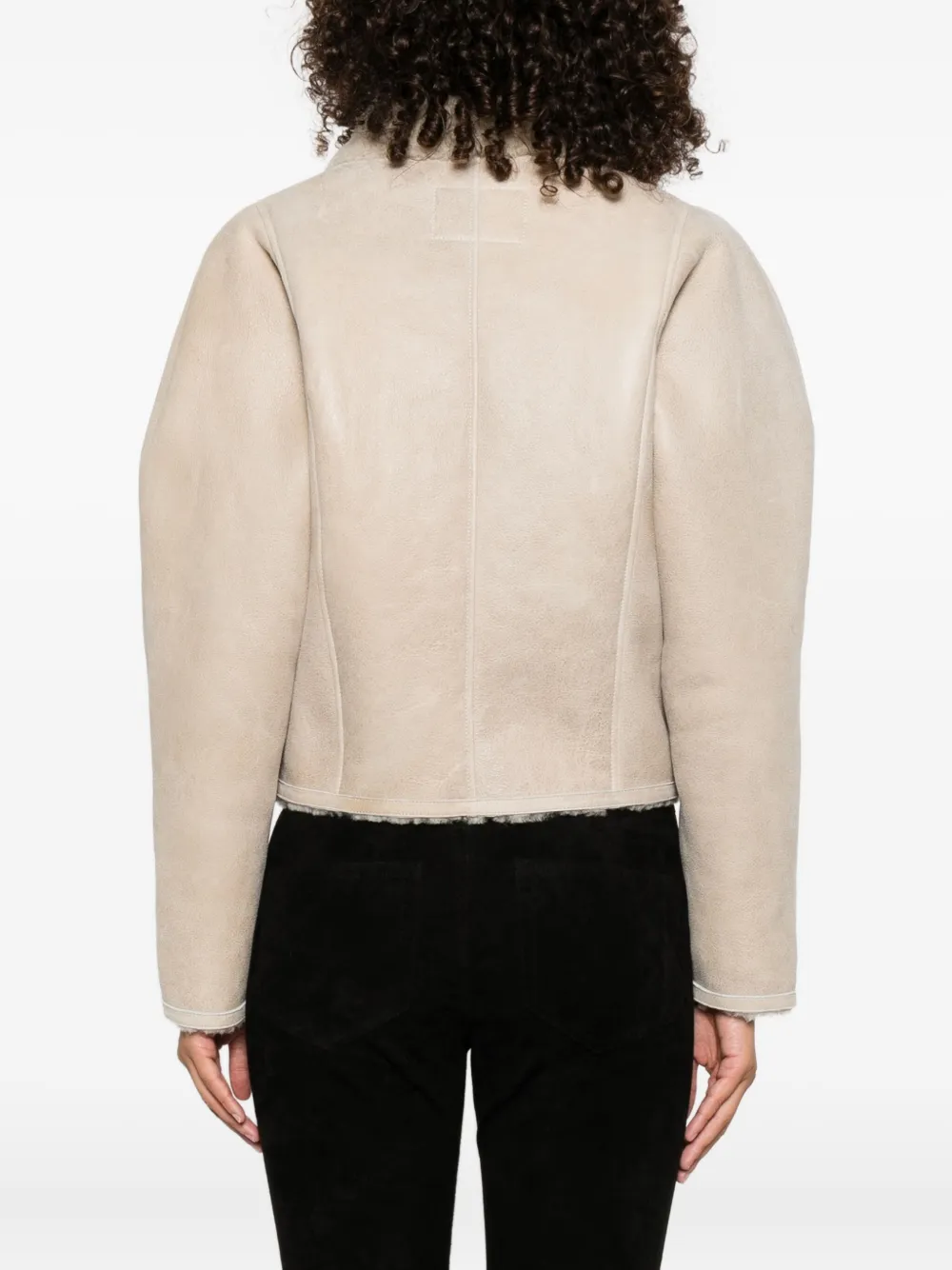 ISABEL MARANT Blondine lammy jack met rits Beige