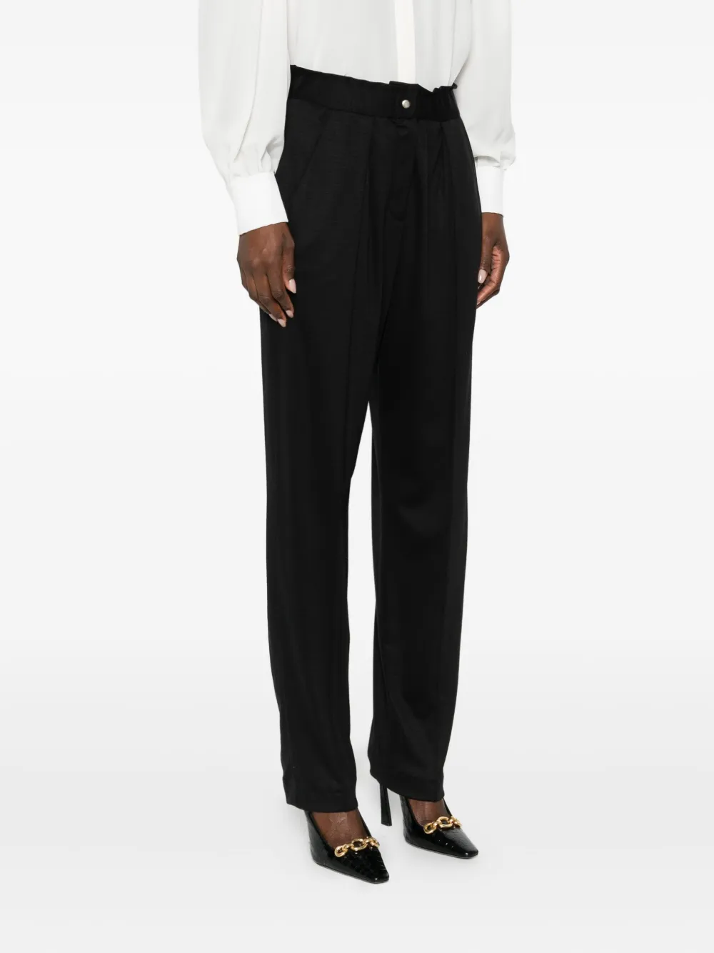 Isabel Marant Pleated Trousers In Black
