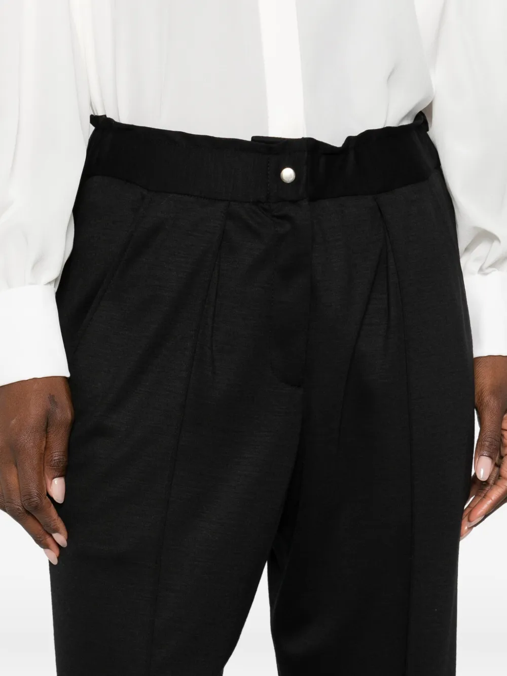 Isabel Marant Pleated Trousers In Black
