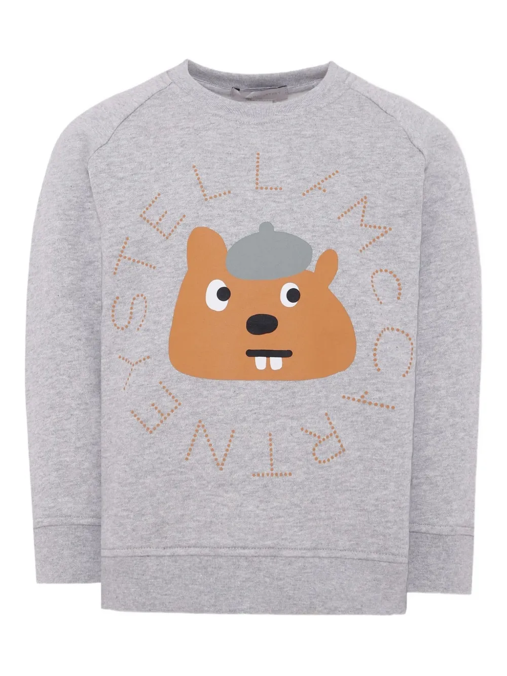 Stella McCartney Kids Sweater met grafische print Grijs