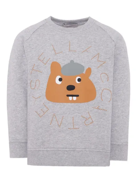 Stella McCartney Kids سويت شيرت بطبعة جرافيك كرتونية