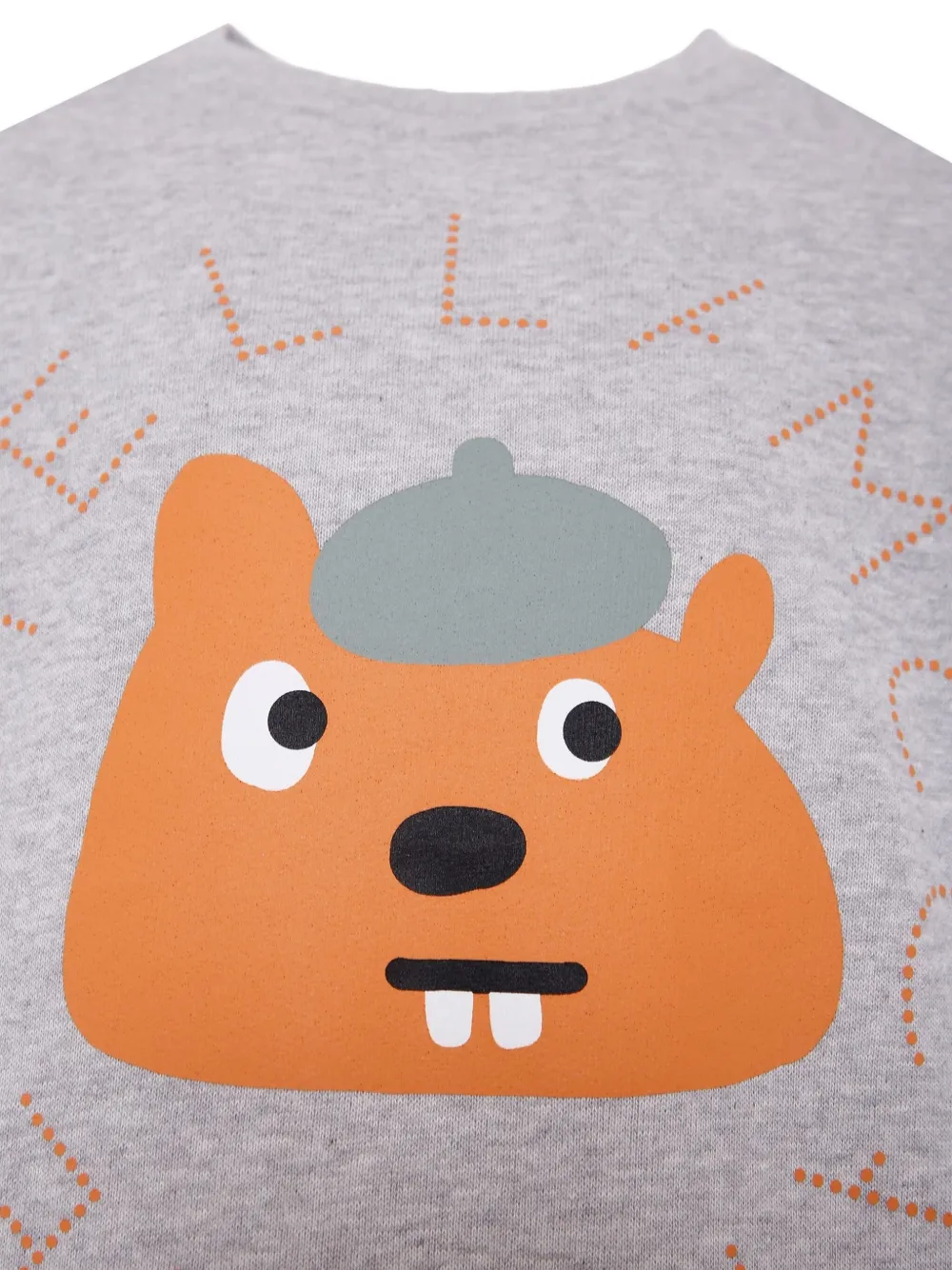 Stella McCartney Kids Sweater met grafische print Grijs