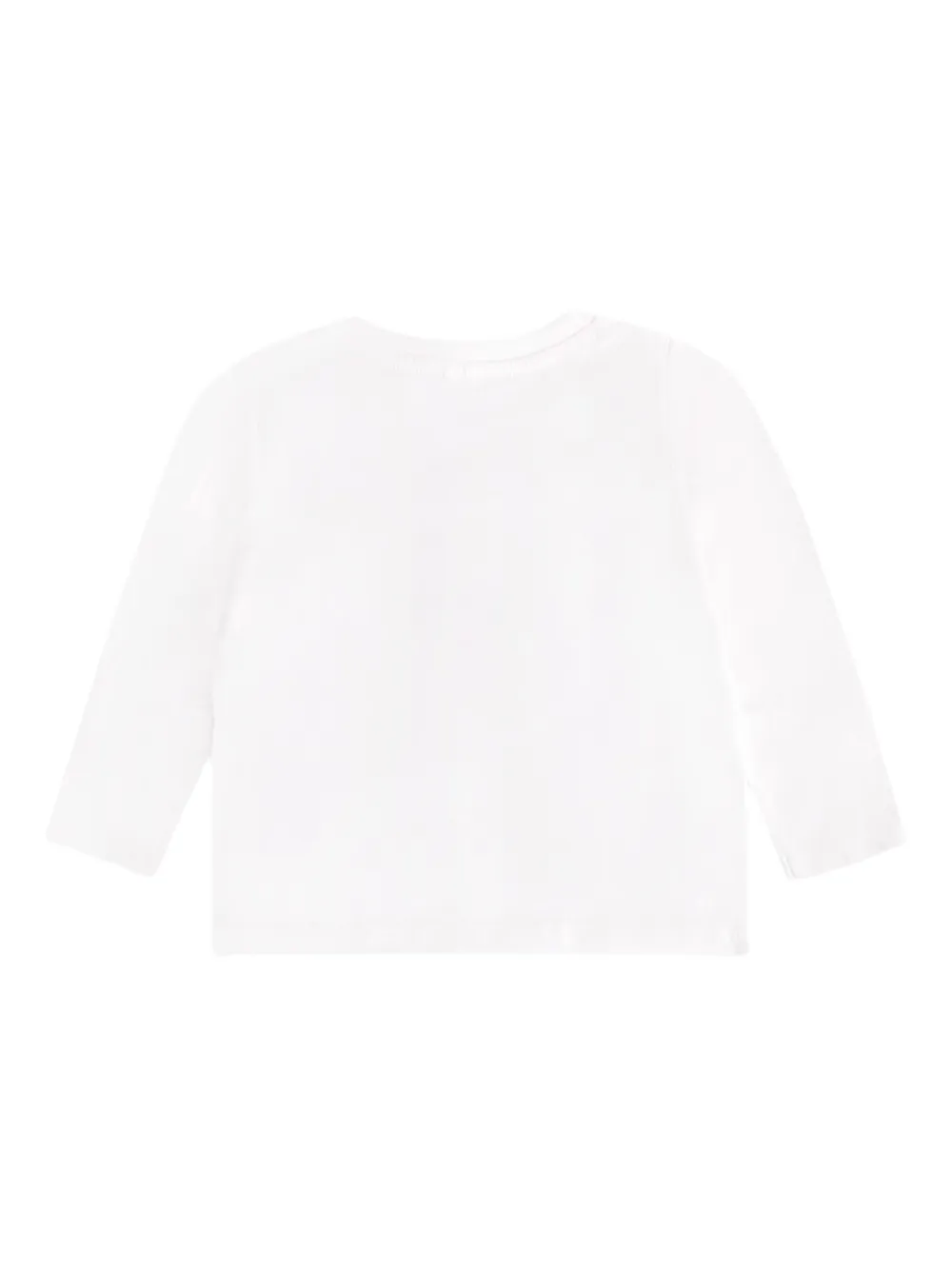 Stella McCartney Kids T-shirt met dierenprint Wit
