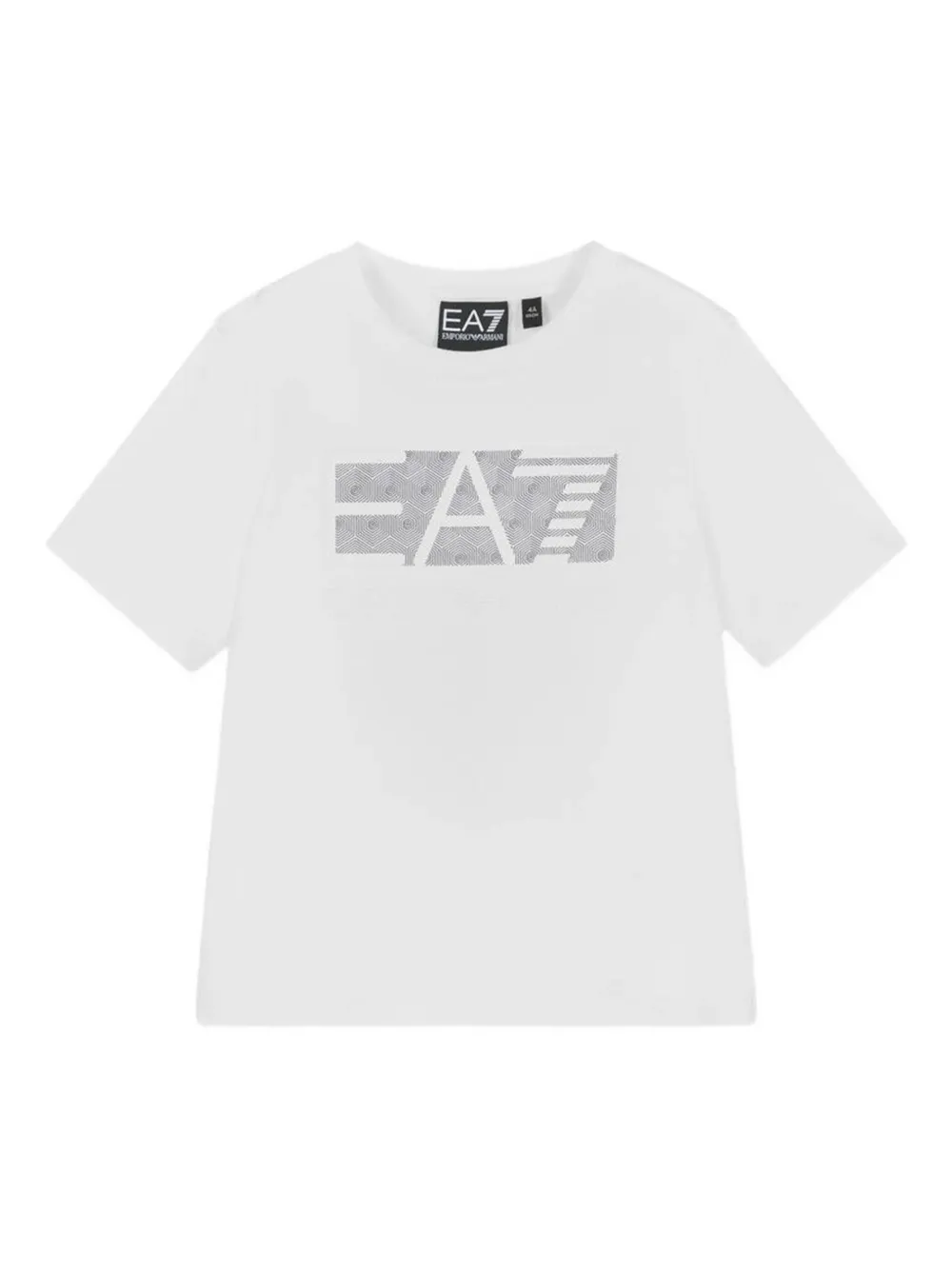 Emporio Ar i Kids T-shirt met logoprint Wit