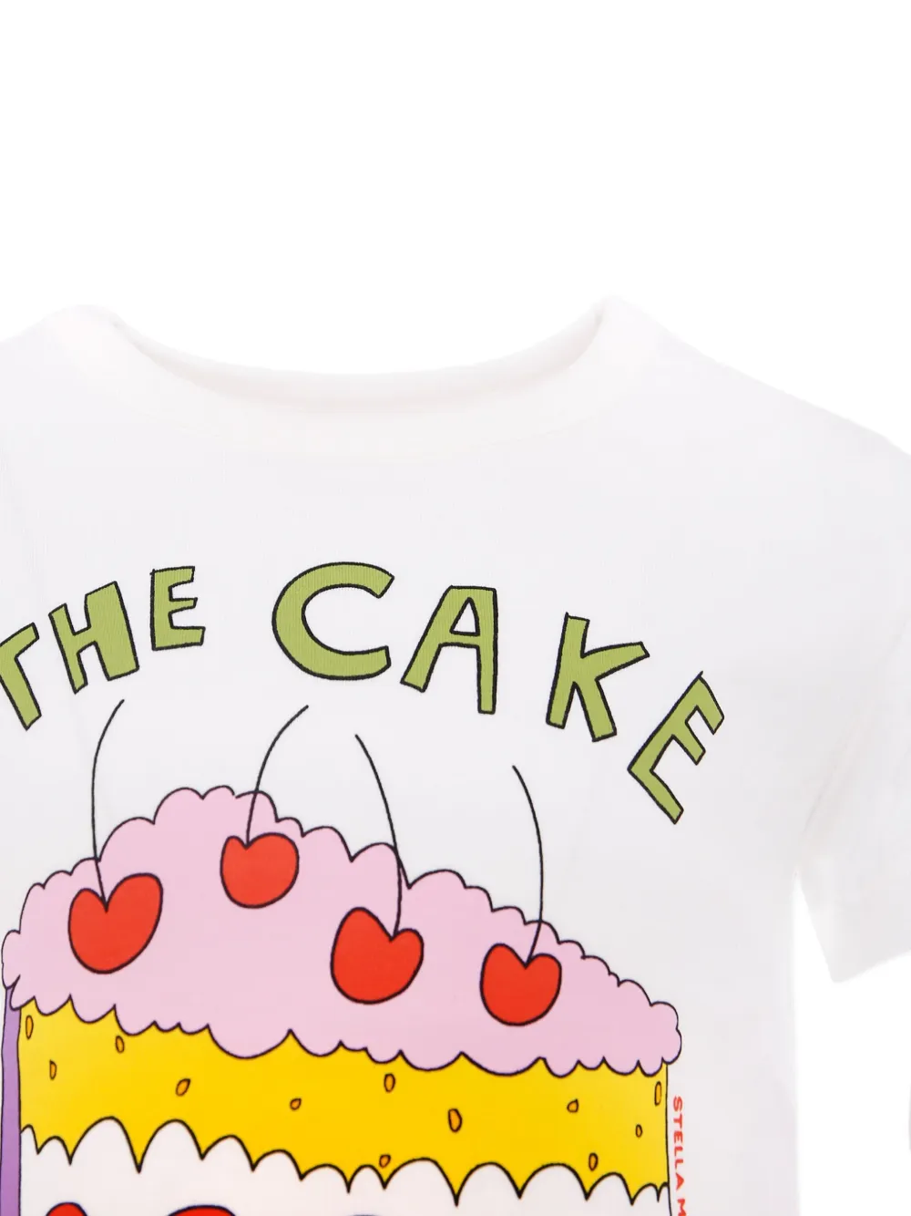 Stella McCartney Kids T-shirt met print Wit