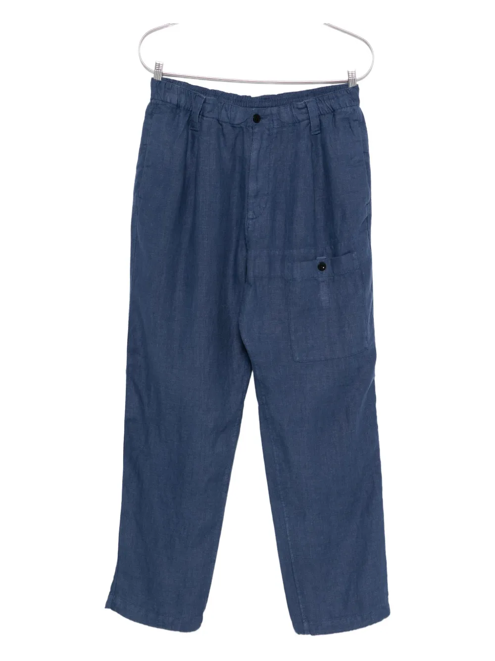 C.P. Company pocket-detail linen trousers - Blu