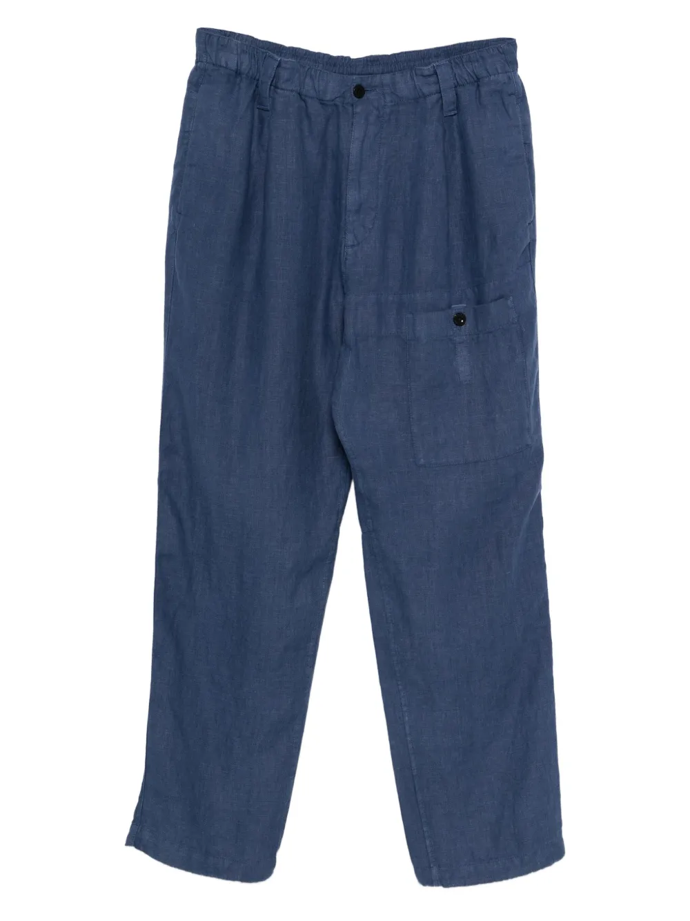 C.P. Company Linnen broek met zakdetail Blauw