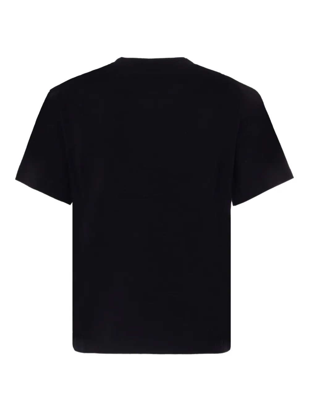 Stella McCartney Kids T-shirt met ronde logoprint Zwart