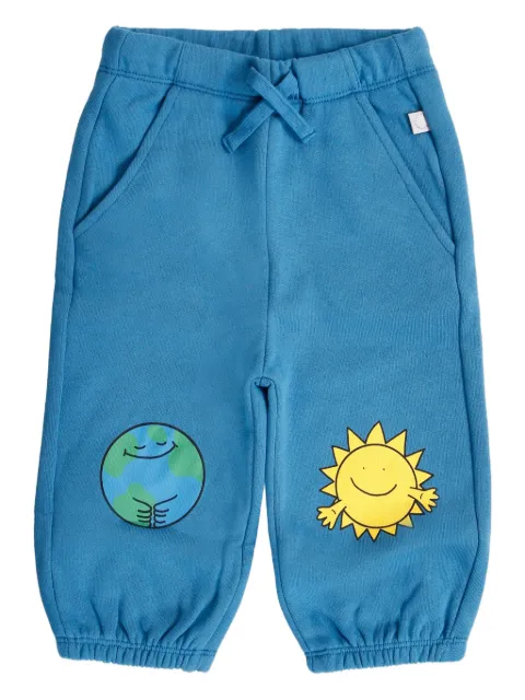 Stella McCartney Kids спортивные брюки с принтом
