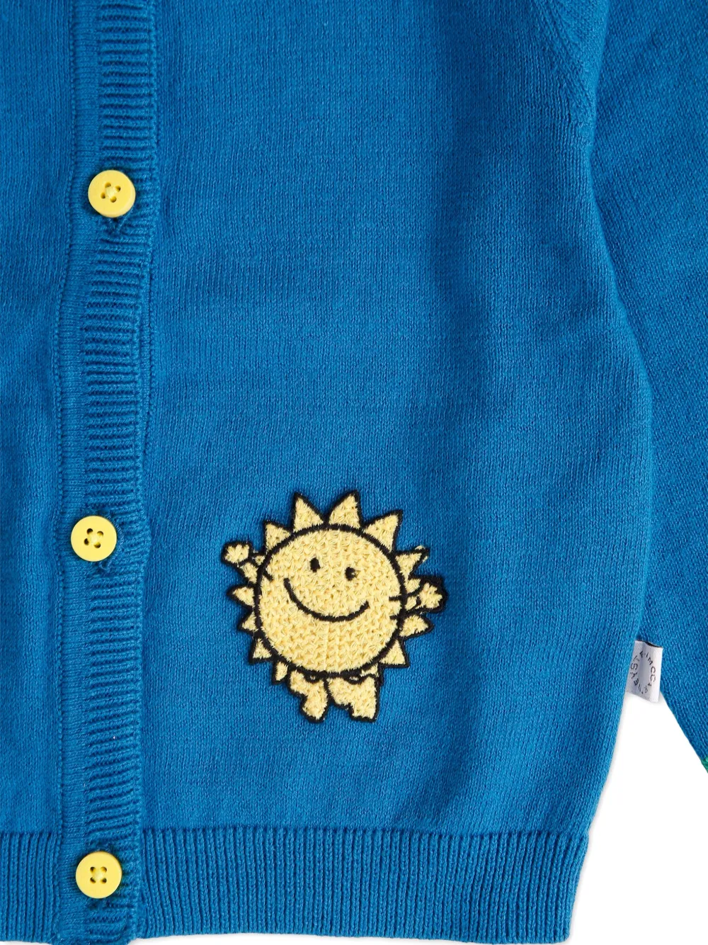 Stella McCartney Kids Vest met geborduurde applicatie Blauw