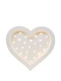 Little Lights heart-shaped illuminated wall decor - White