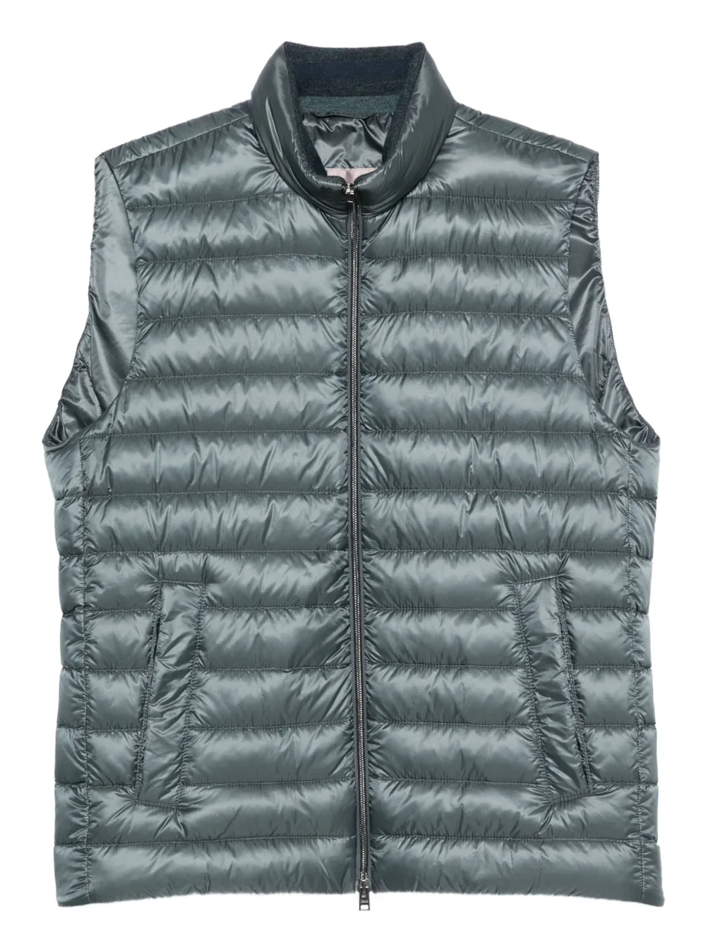 Herno quilted sleeveless vest - Blue