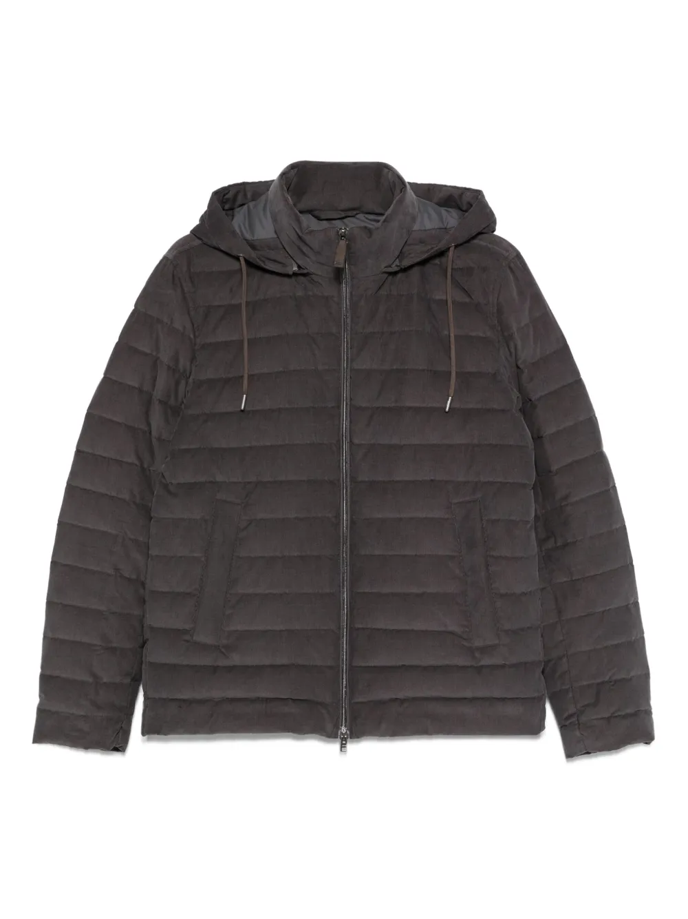 Herno quilted hooded jacket | Grey | Image 1
