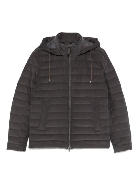 Herno quilted hooded jacket