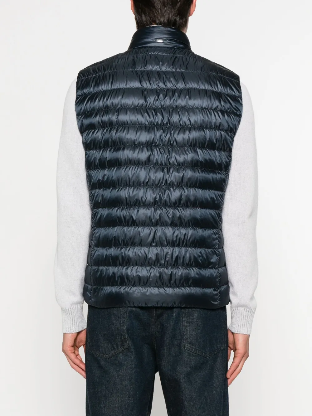 Herno Bodywarmer met rits Blauw
