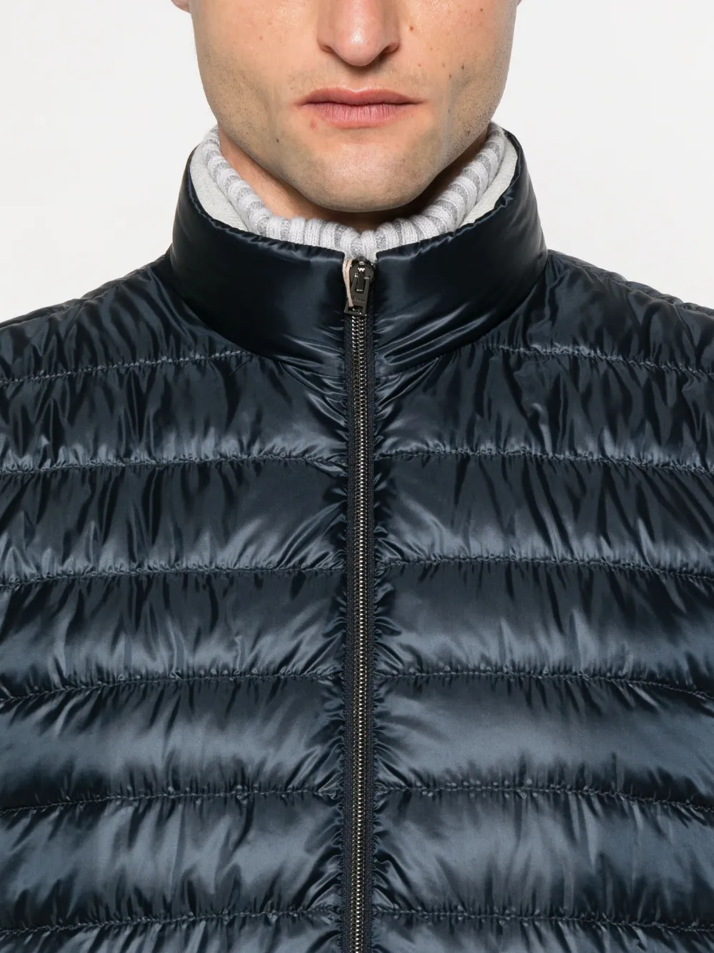 Herno Bodywarmer met rits Blauw