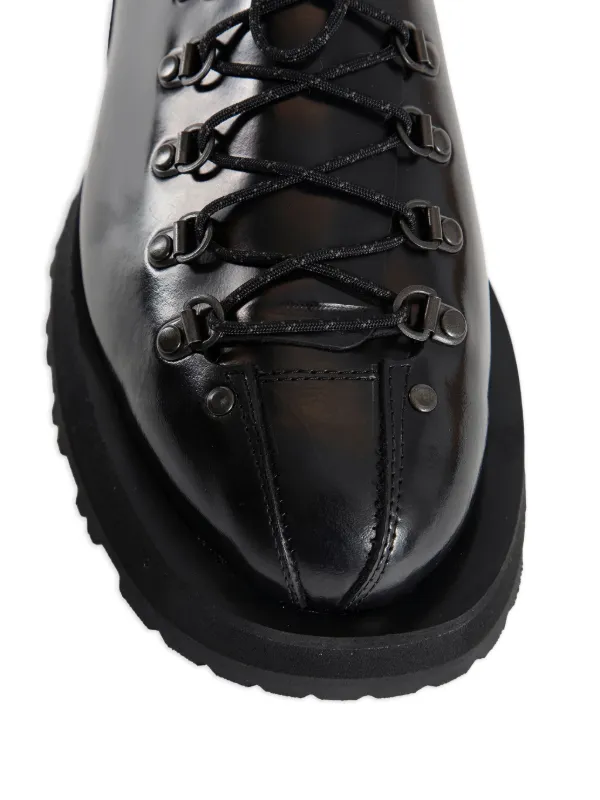 DEMON レースアップ レザーブーツ | ブラック | FARFETCH JP