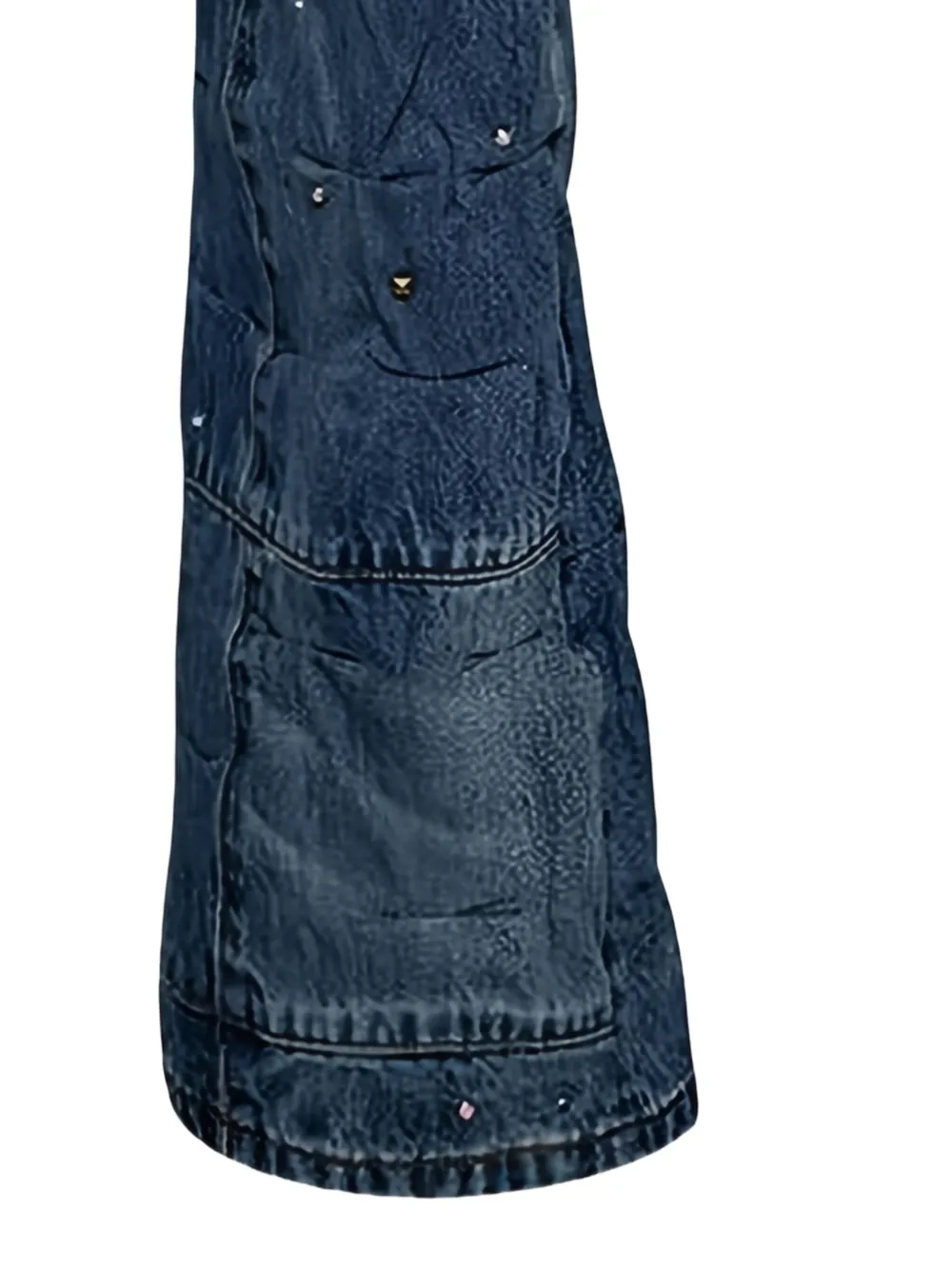 Who Decides War Verfraaide jeans - Blauw