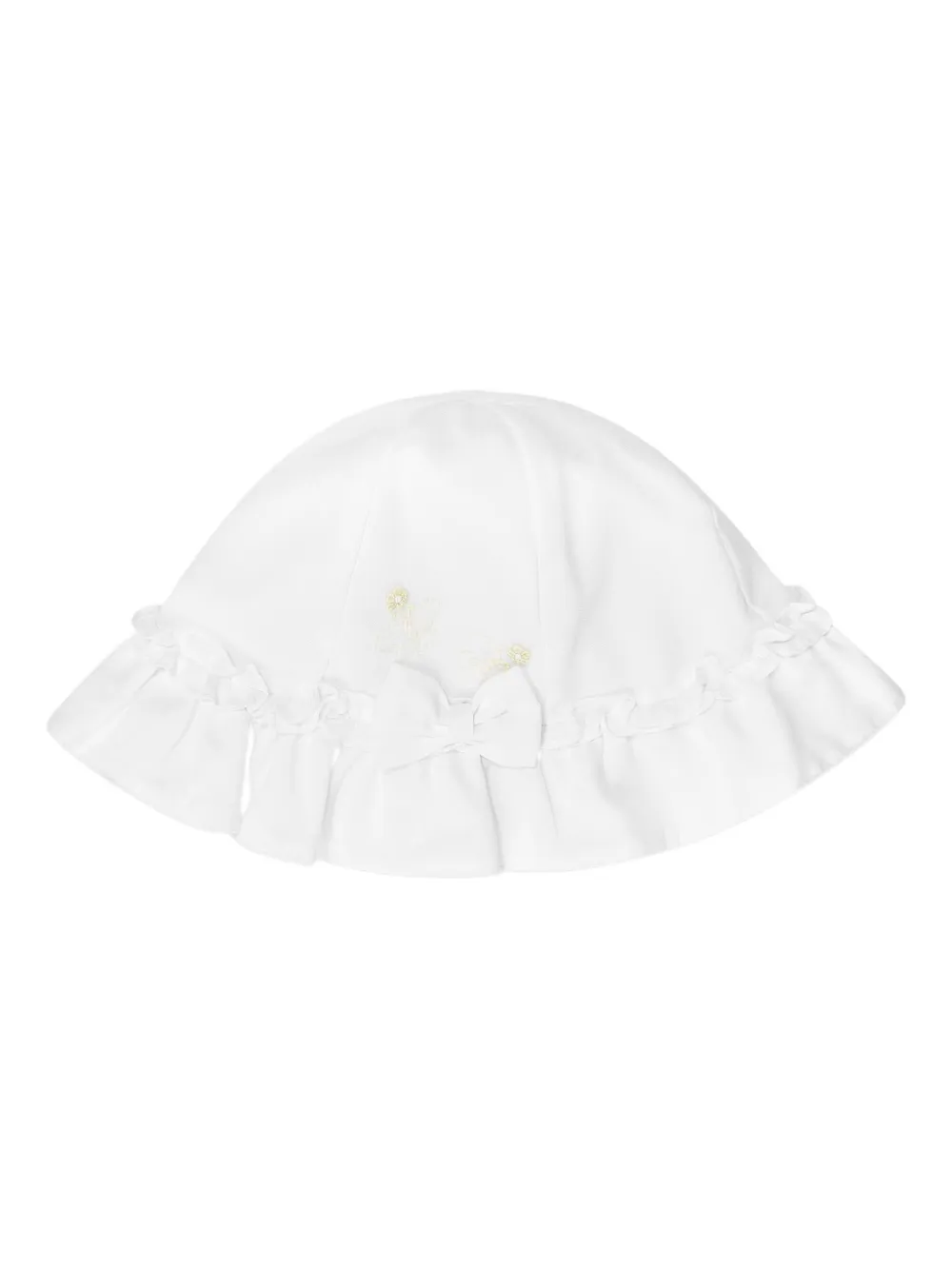 Sarah Louise Romper met ruchekraag Wit