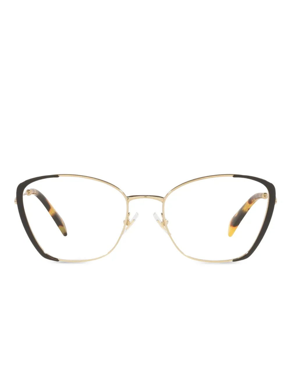 Miu Bril met cat-eye montuur Goud