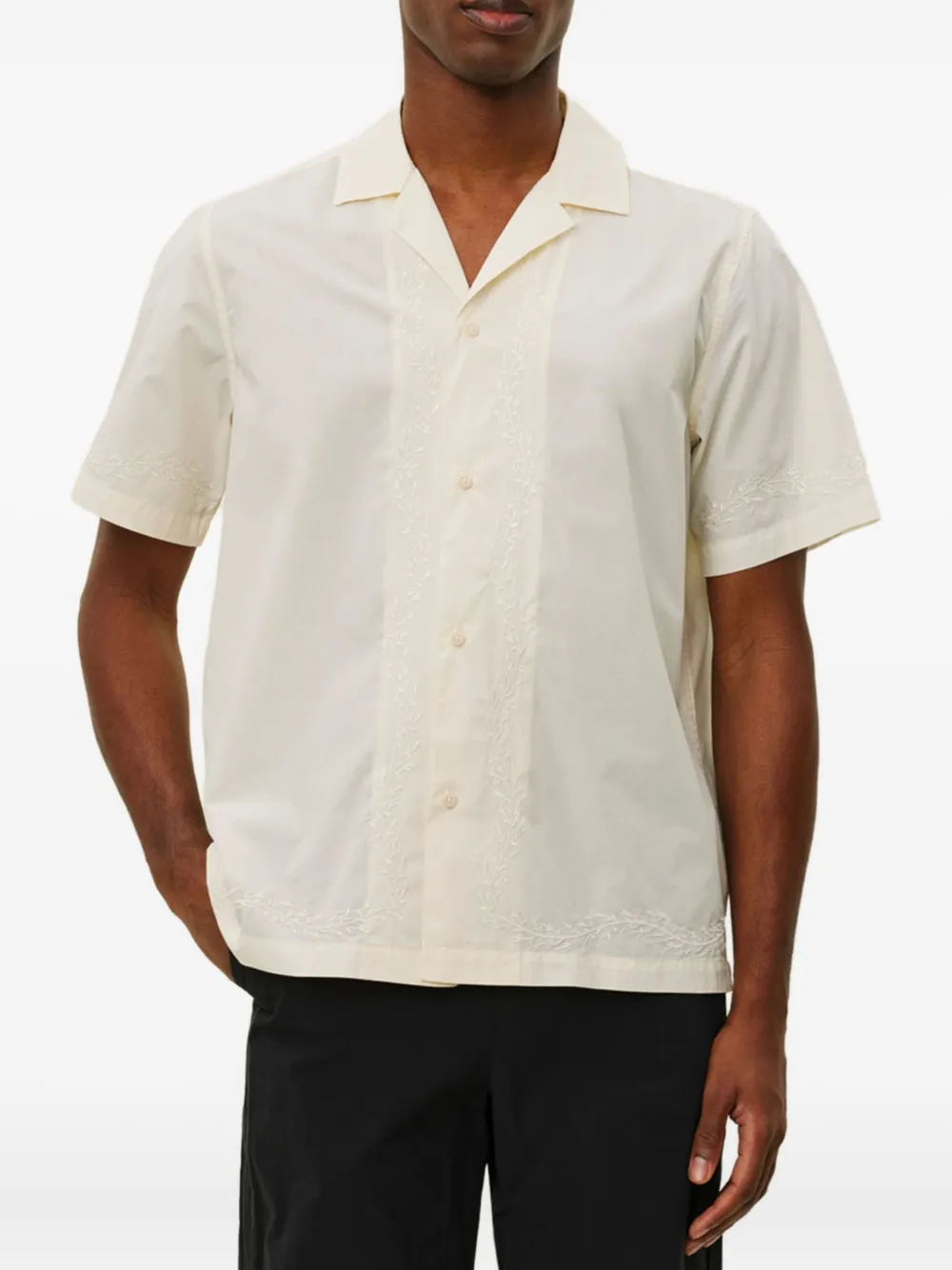 Les Deux embroidered short-sleeve shirt | Image 2
