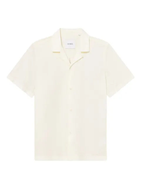 Les Deux camisa manga corta bordada