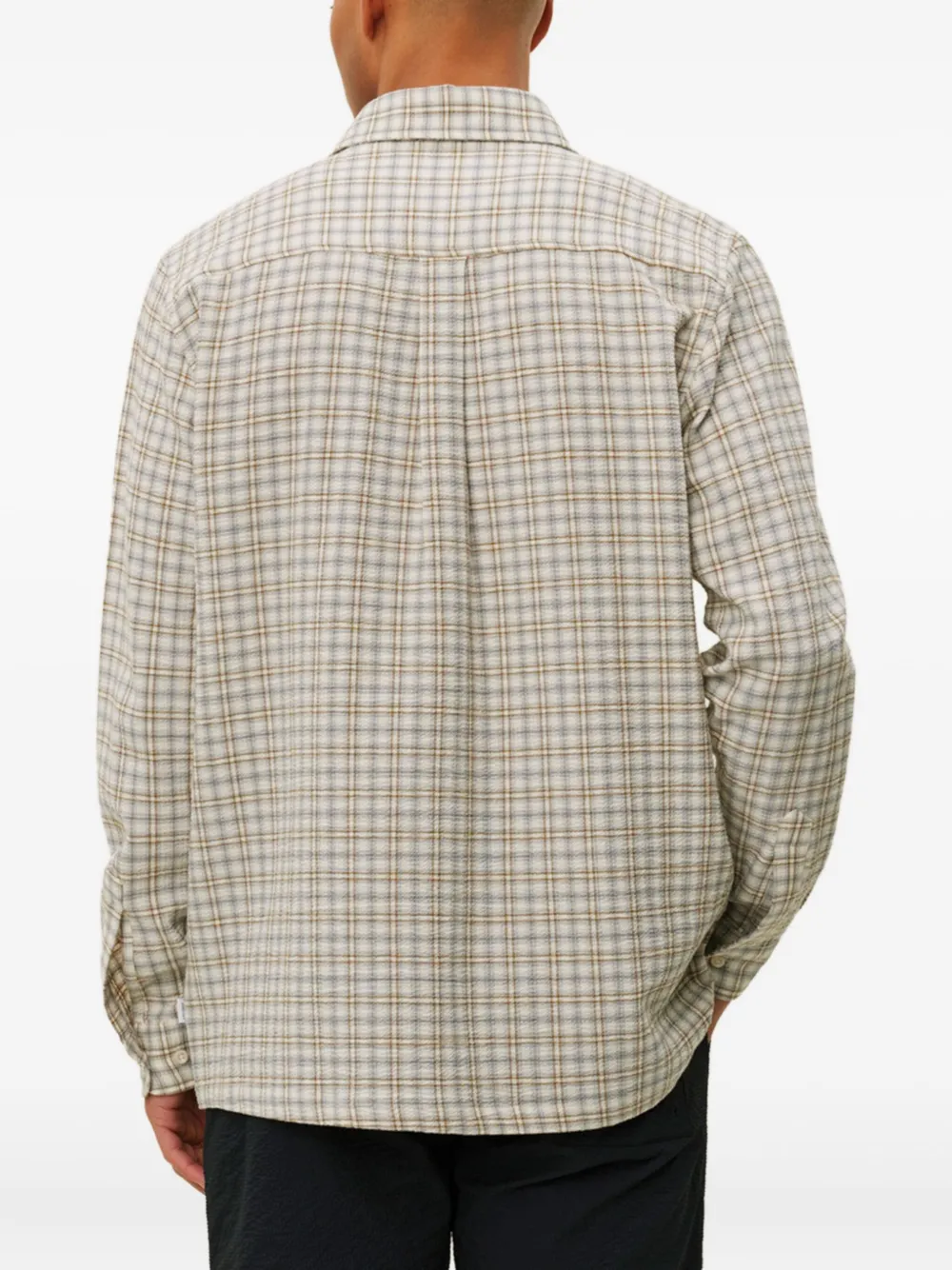 Les Deux Geruit shirtjack Groen