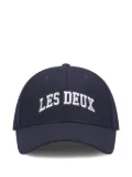 Les Deux logo-embroidered baseball cap - Blue