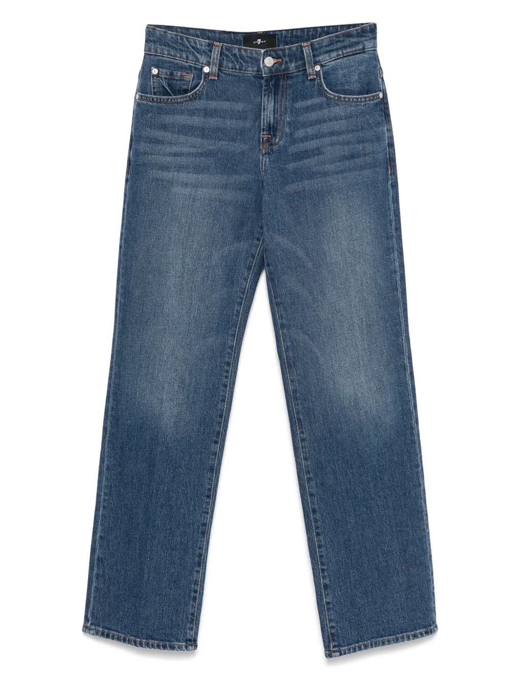 7 For All Mankind bleached-effect jeans | Blue | Image 1
