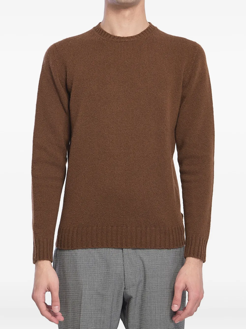 Zanone virgin wool jumper | Brown | Image 1