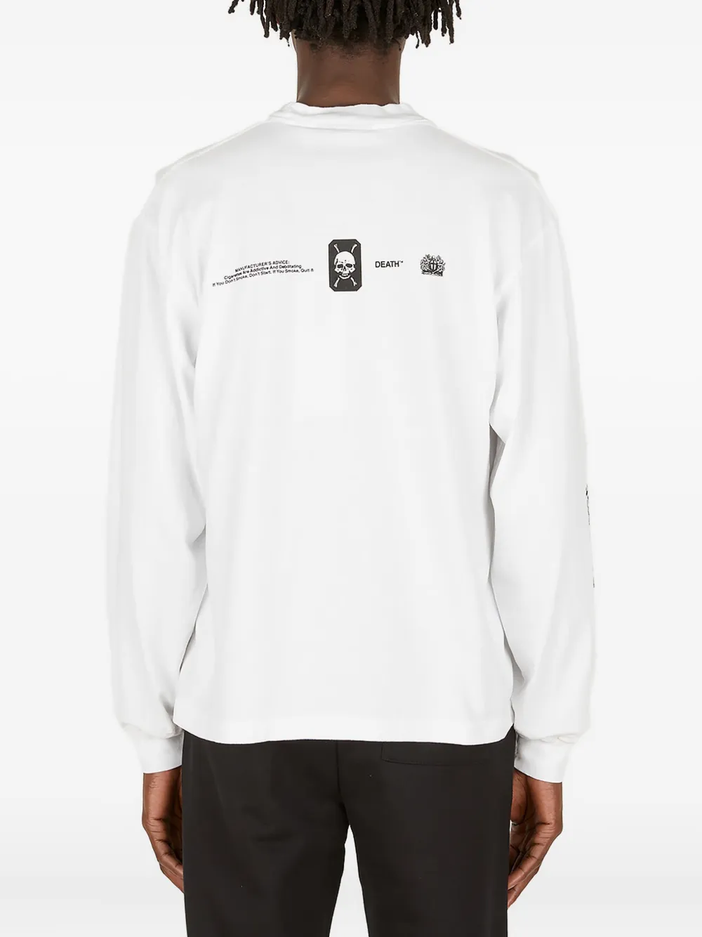 Death Cigarettes Life long-sleeve T-shirt | T-Shirts | Image 2